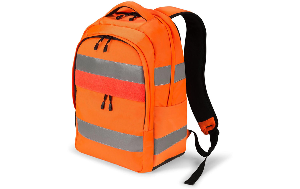 DICOTA Rucksack HI-VIS 25 Liter P20471-02-V2  orange, 15.6", 600D rPET