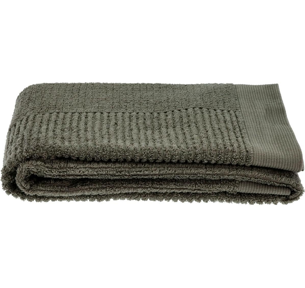 Zone Duschtuch Classic Olivgrün 100% Baumwolle 600g, 70x140cm