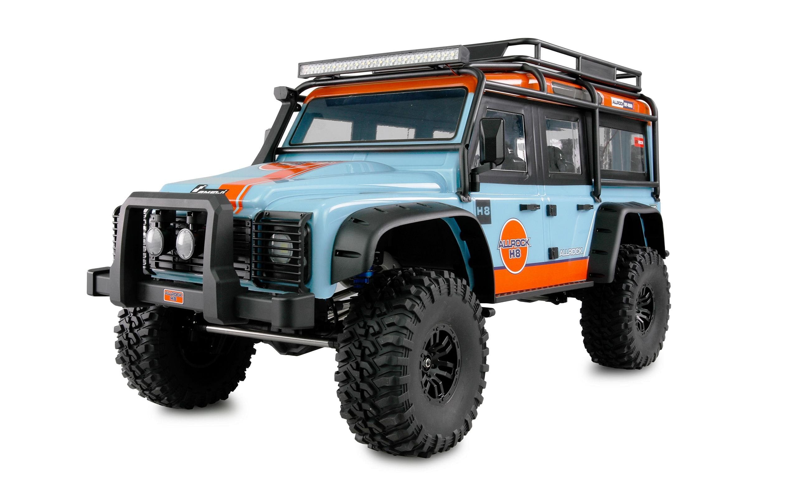 Amewi ALLROCK H8 Blau/Orange, 1:8