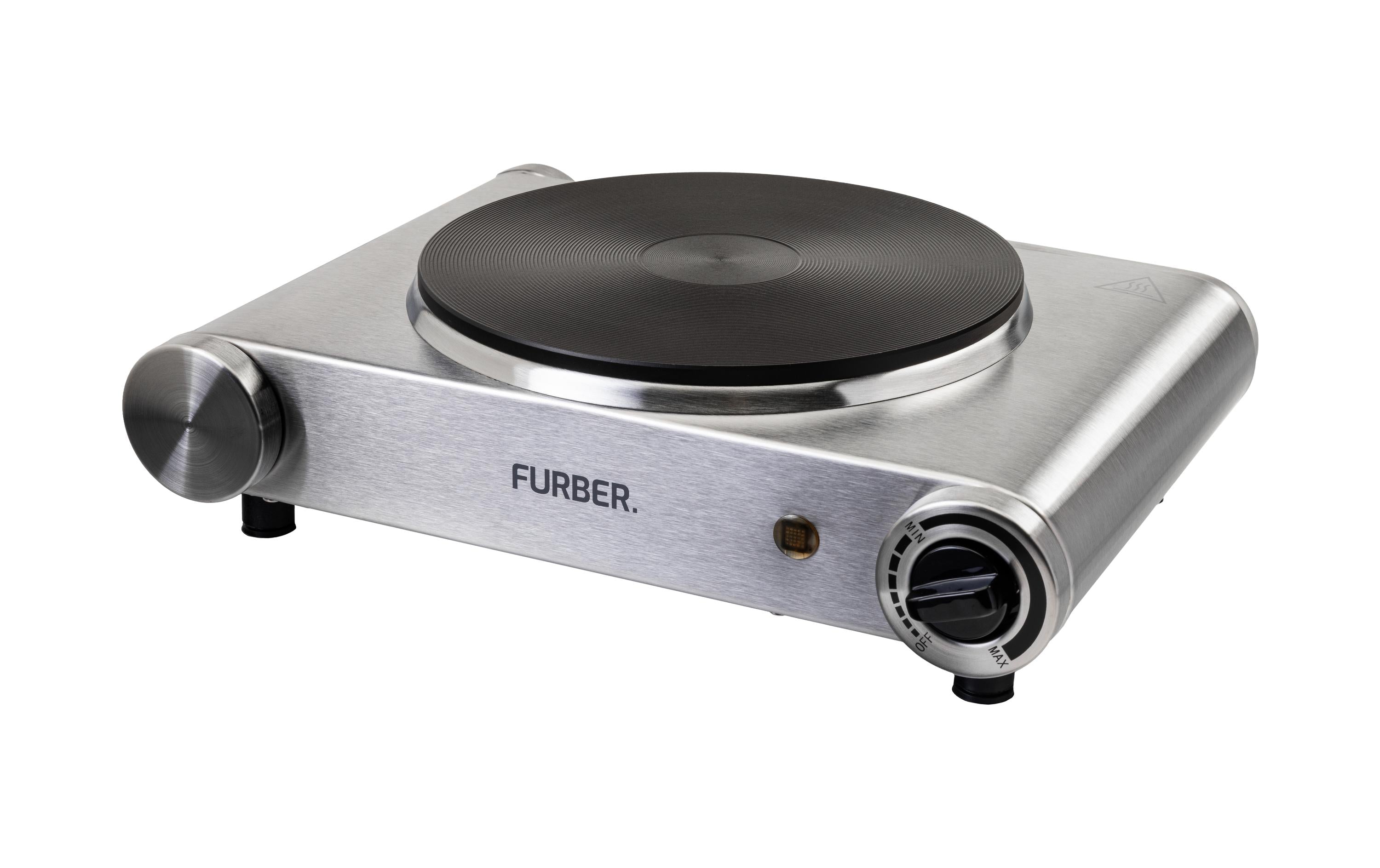 FURBER Kochplatte Einzeln Edelstahl 1500W, Platte 18.8cm