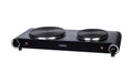 FURBER, Doppelkochplatte Schwarz, 1500 W / 1500W + 1000W, Platte 18.8 + 15.5cm