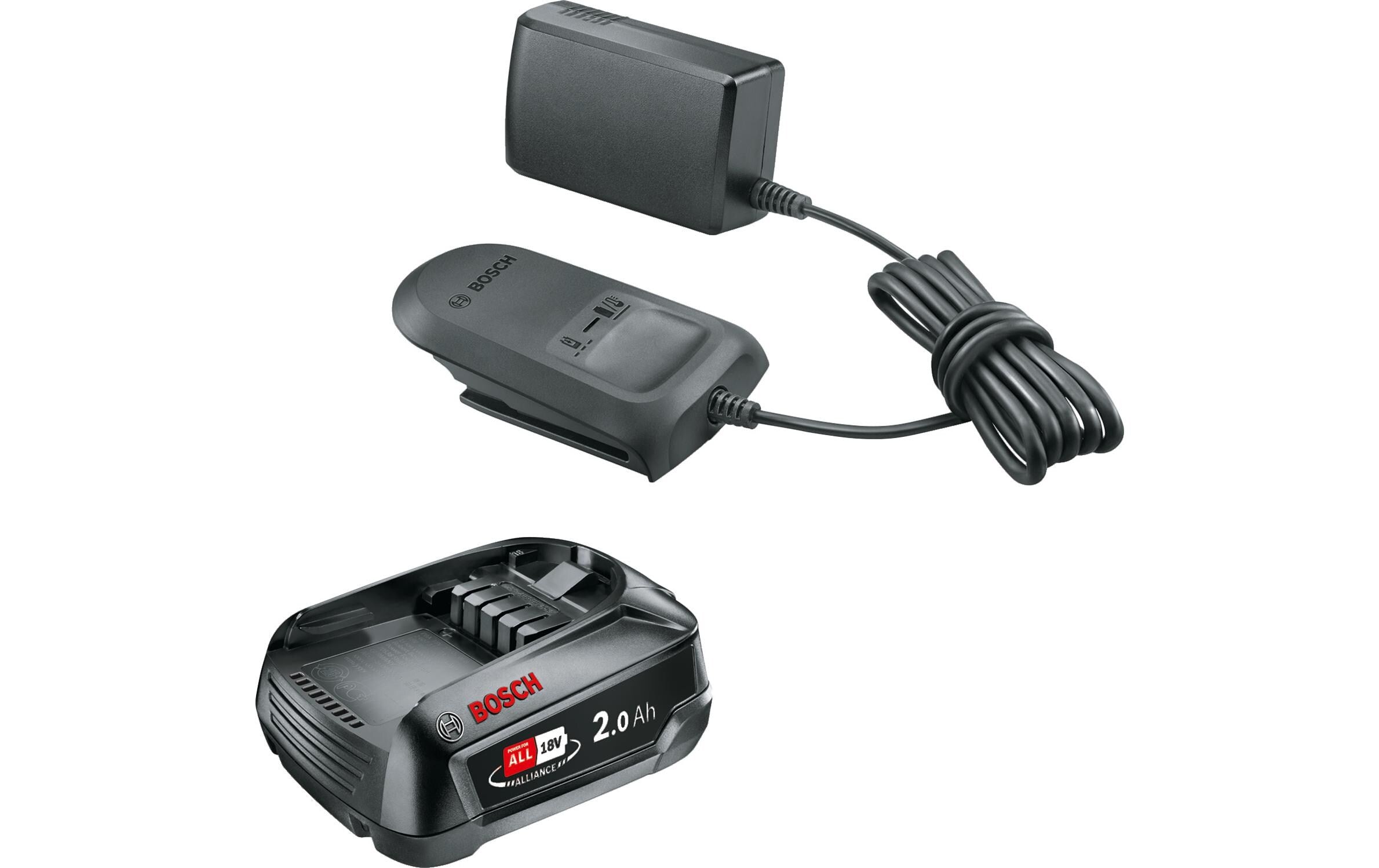 Bosch Batterie-Set 18V 18V 2Ah+AL18V-20