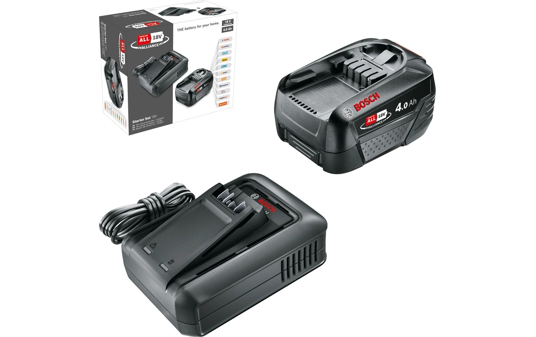 BOSCH Starter Set  18V 1 x 4,0 Ah + AL 18V-44
