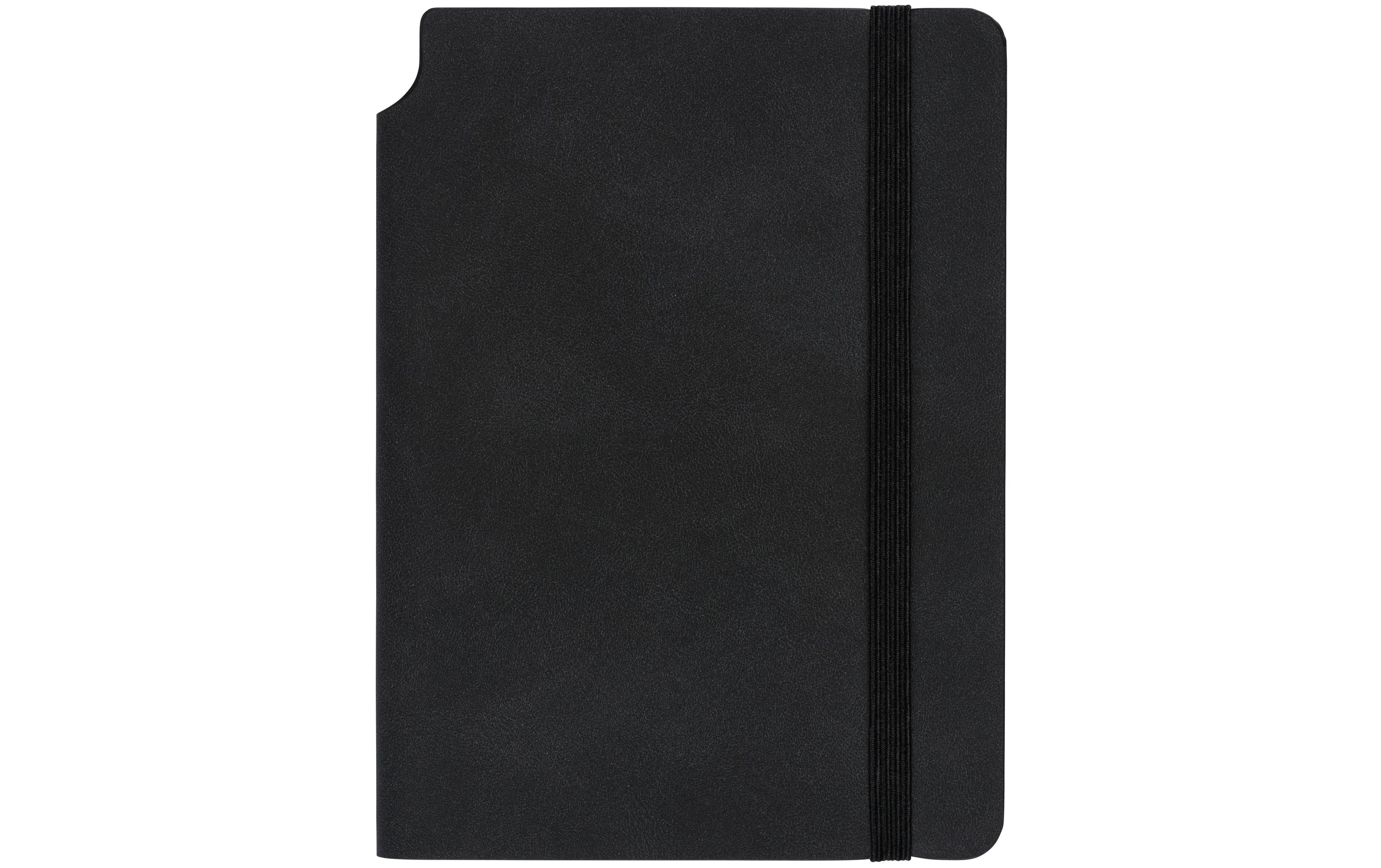 Kolma Notizbuch Smooth A6 blanko, schwarz