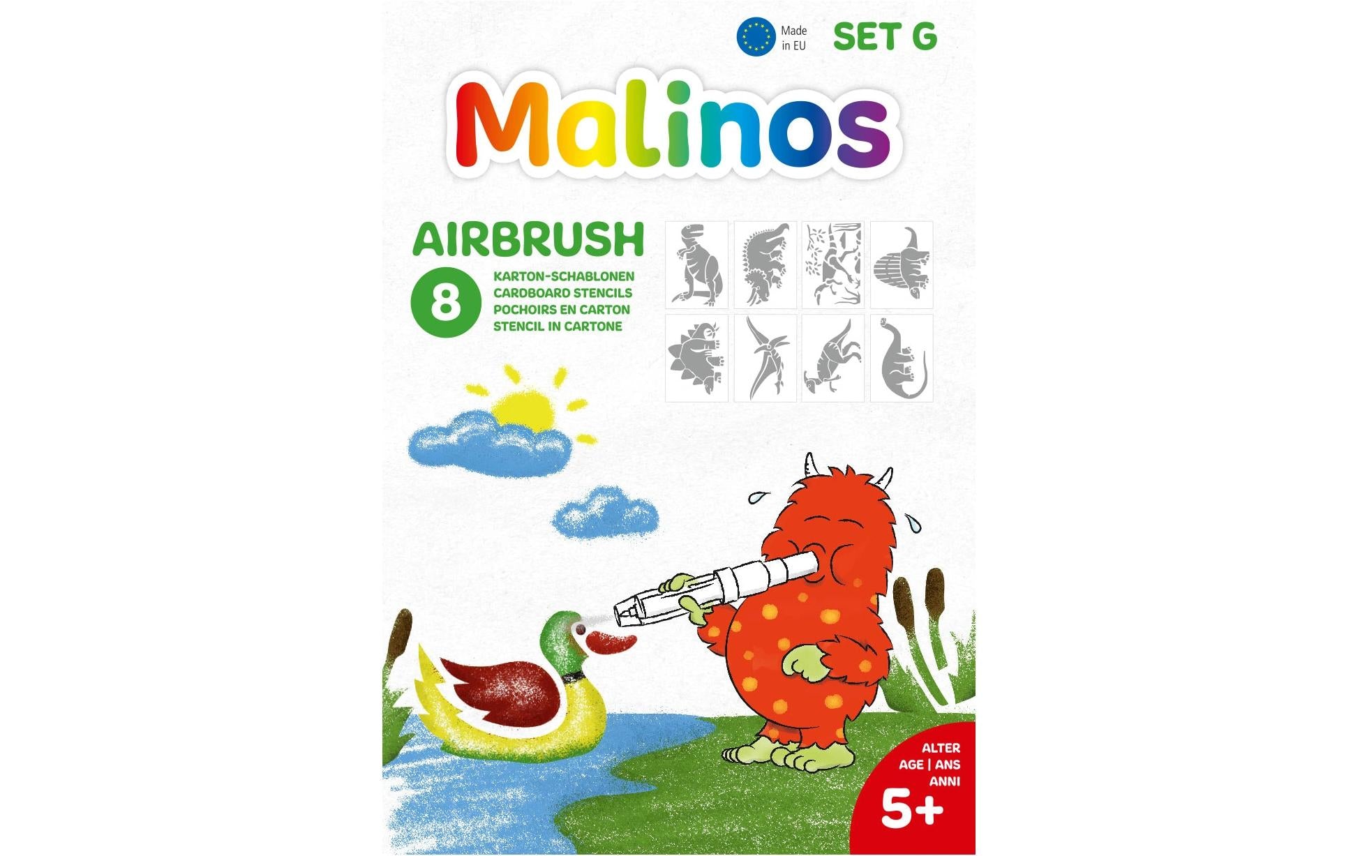 Malinos Blopens Schablonen A5 8 Stück
