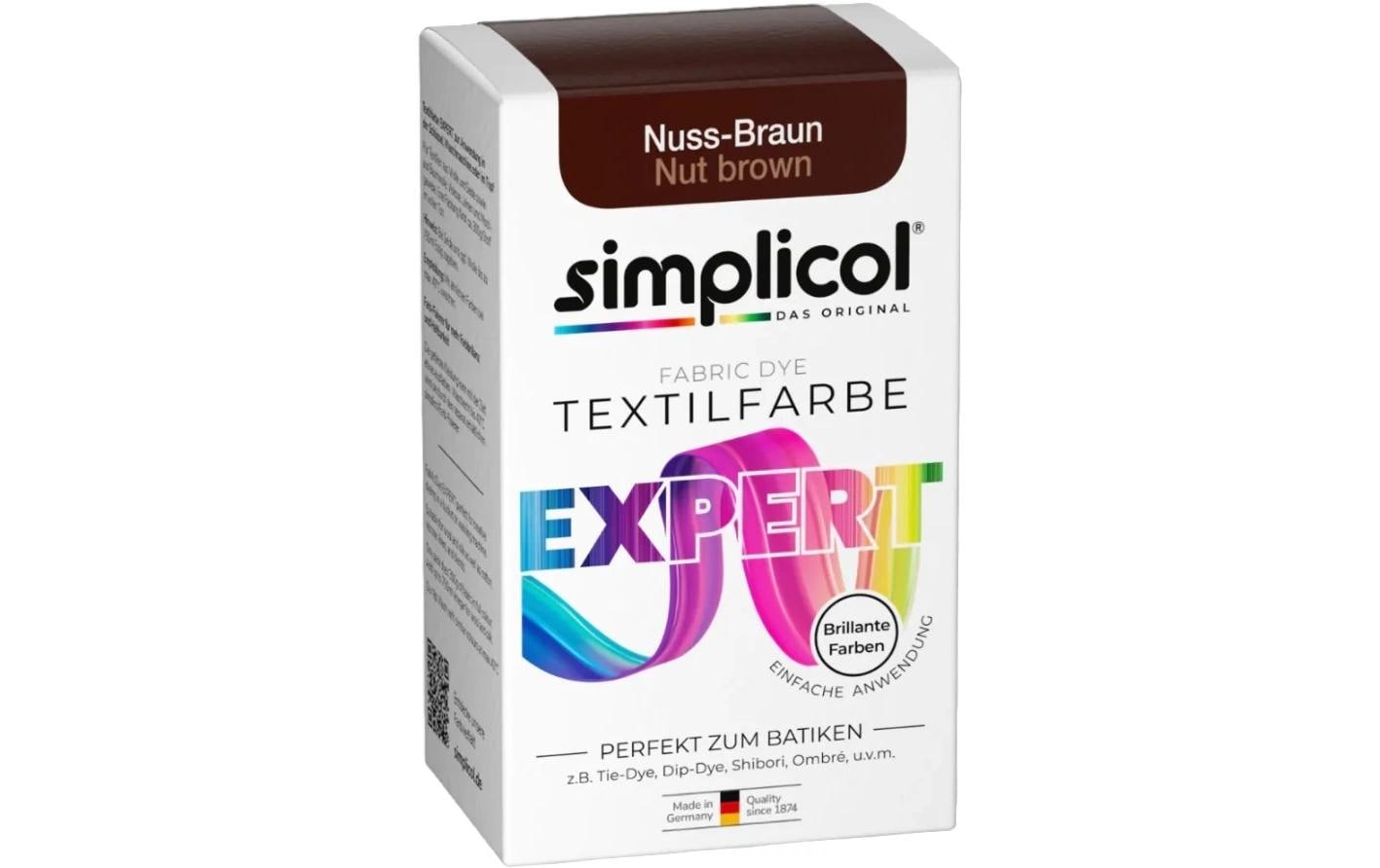 Simplocol Textilfarbe expert nussbraun
