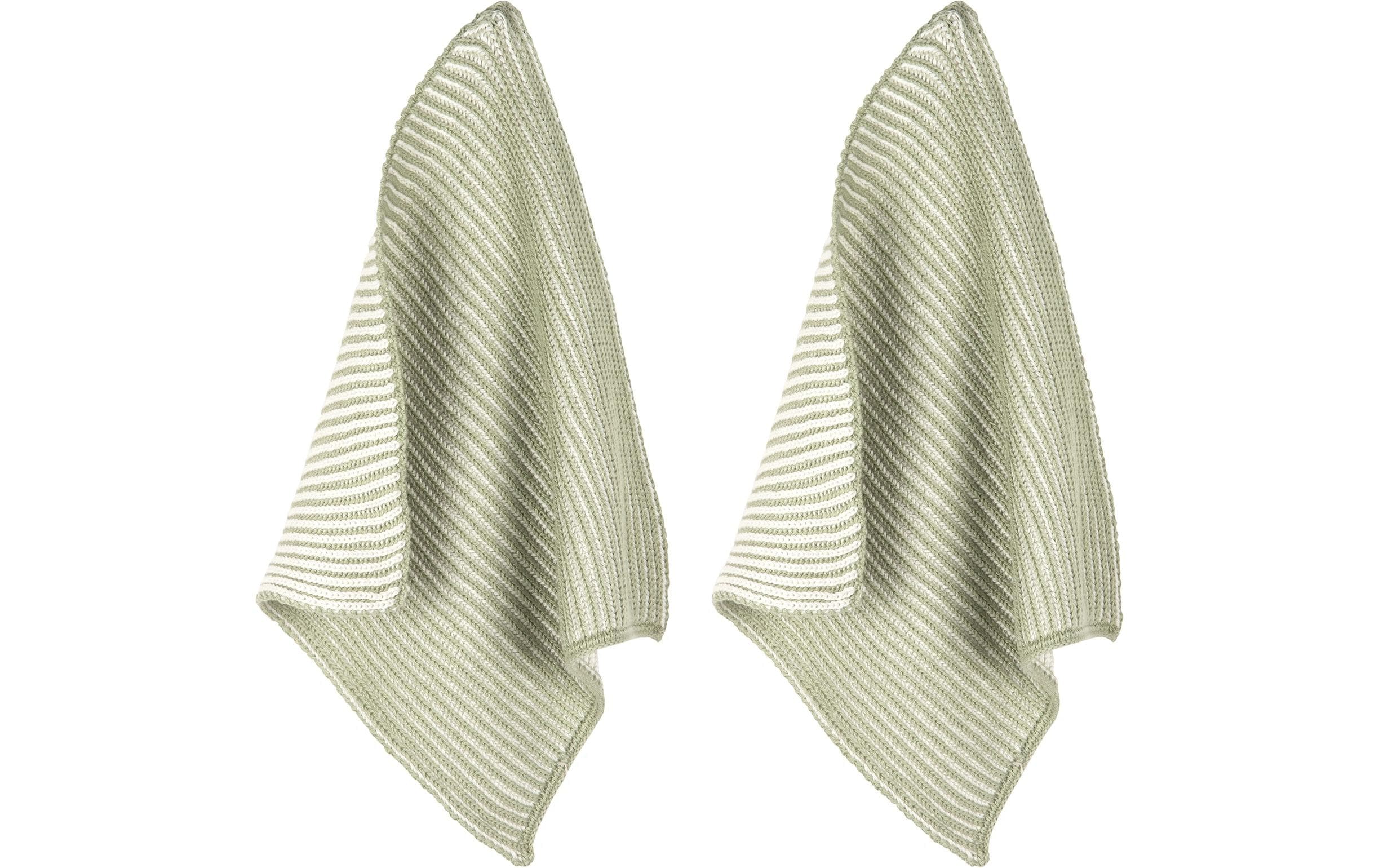 pad Reinigungstücher Twist, 2er Set Mint, 25x25 cm, 100% Baumwolle