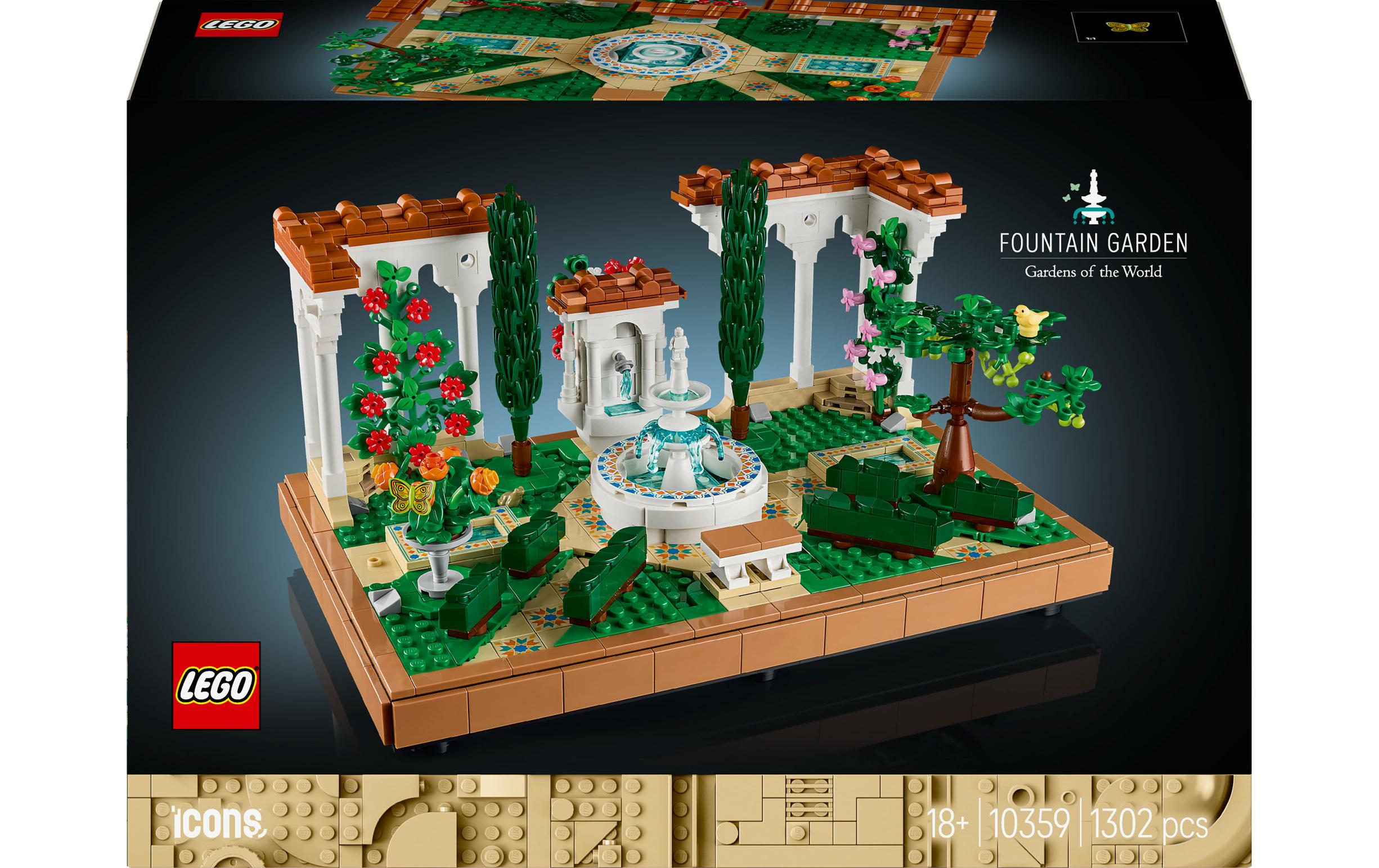 LEGO Springbrunnengarten LEGO Icons