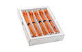 SLIM Patchkabel: 25cm, orange, 50-Pack Cat.6A, U/FTP, LSOH, Klinke nicht brechbar