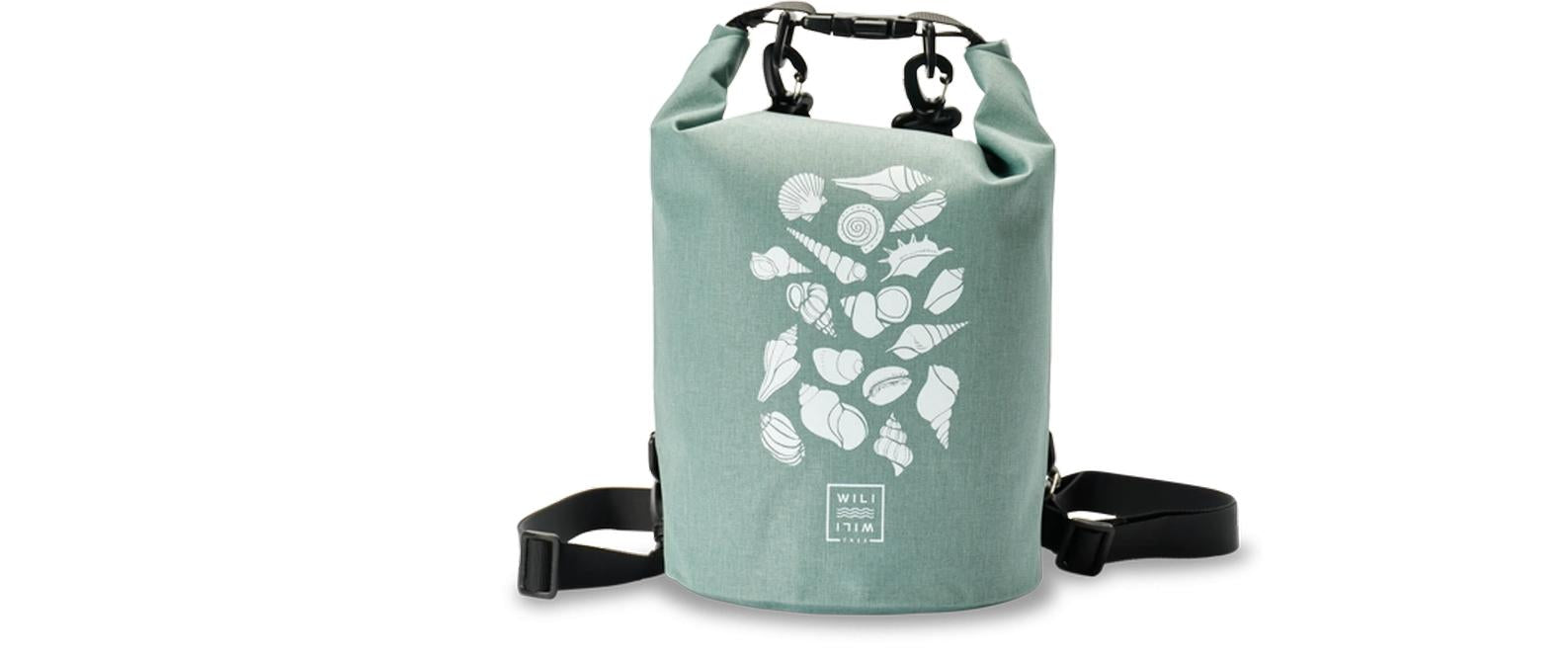 Wili Wili Tree Dry Bag Beach Life 7 Liter, Ocean Turquoise