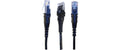 PatchSee ThinPATCH Cat.6A U/FTP Patchkabel 7.9m, Schwarz, LED-Identifikation