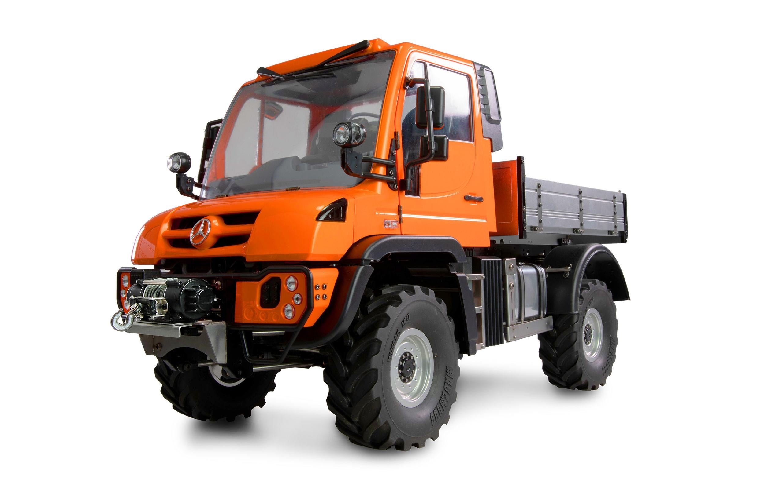 Amewi MB UNIMOG Geräteträger Orange 1:10, RTR