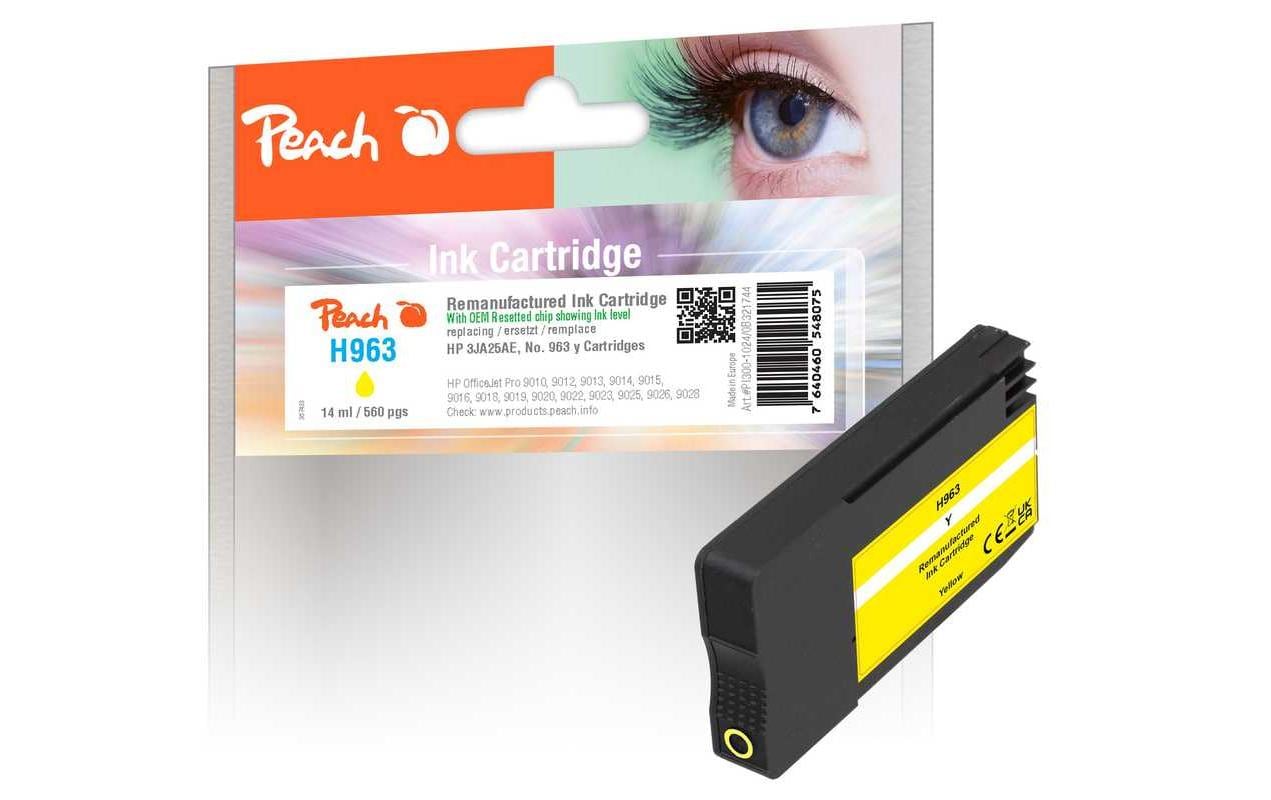 Peach Tinte HP 3JA25AE, No 963 yellow, 14ml, 700 Seiten