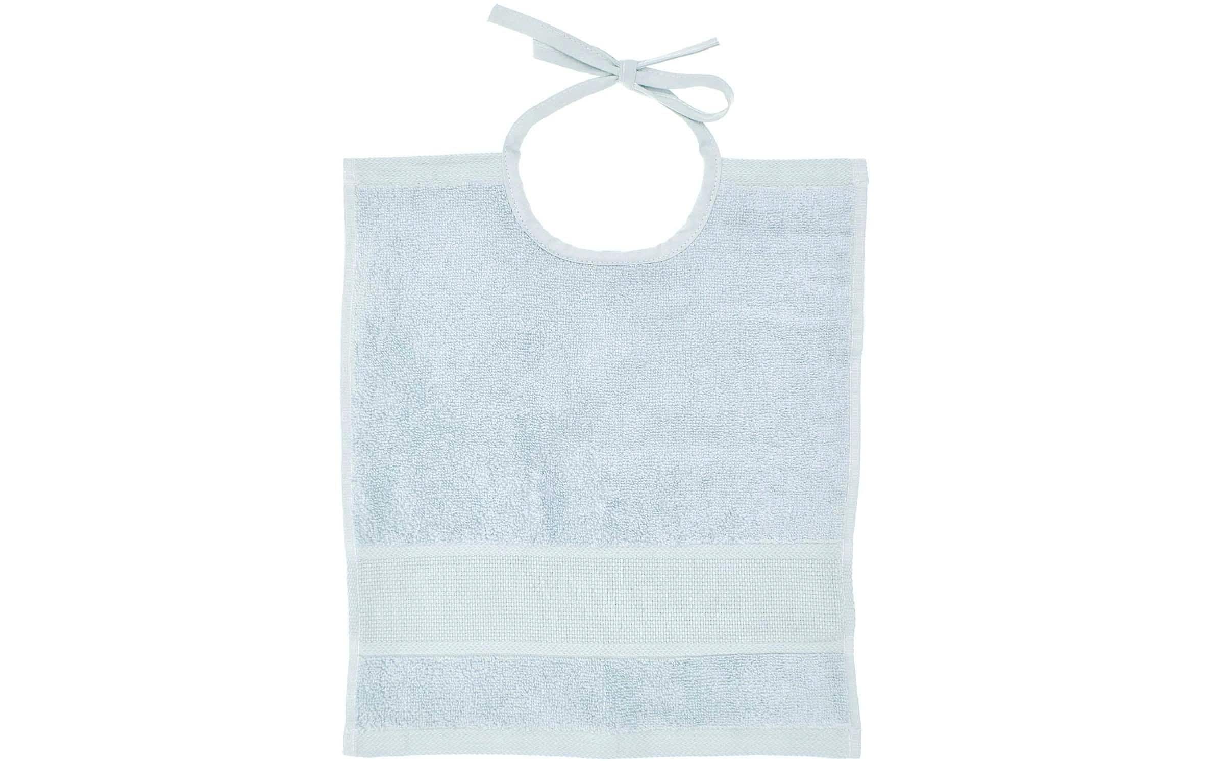 Rico Design Lätzchen hellblau 30 x 34 cm, 100 % CO