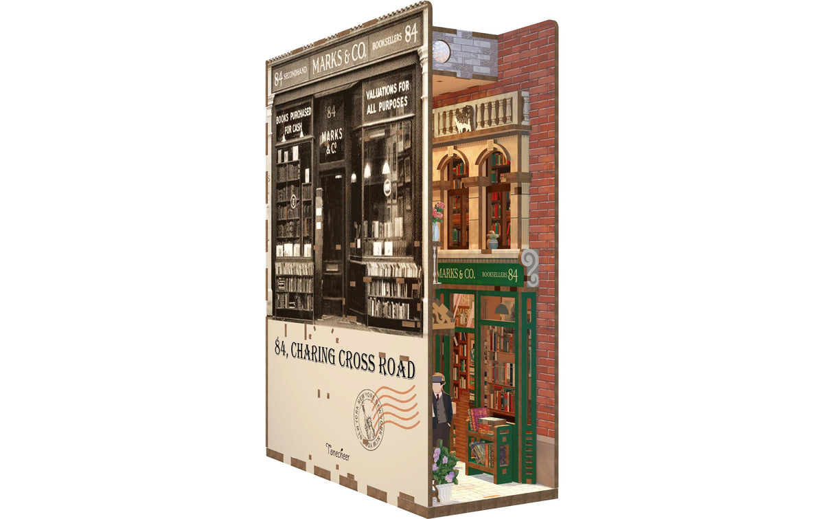Tonecheer 84 Charing Cross Road CNG-TQ114 Book Nook, Holzbausatz, inkl. LED