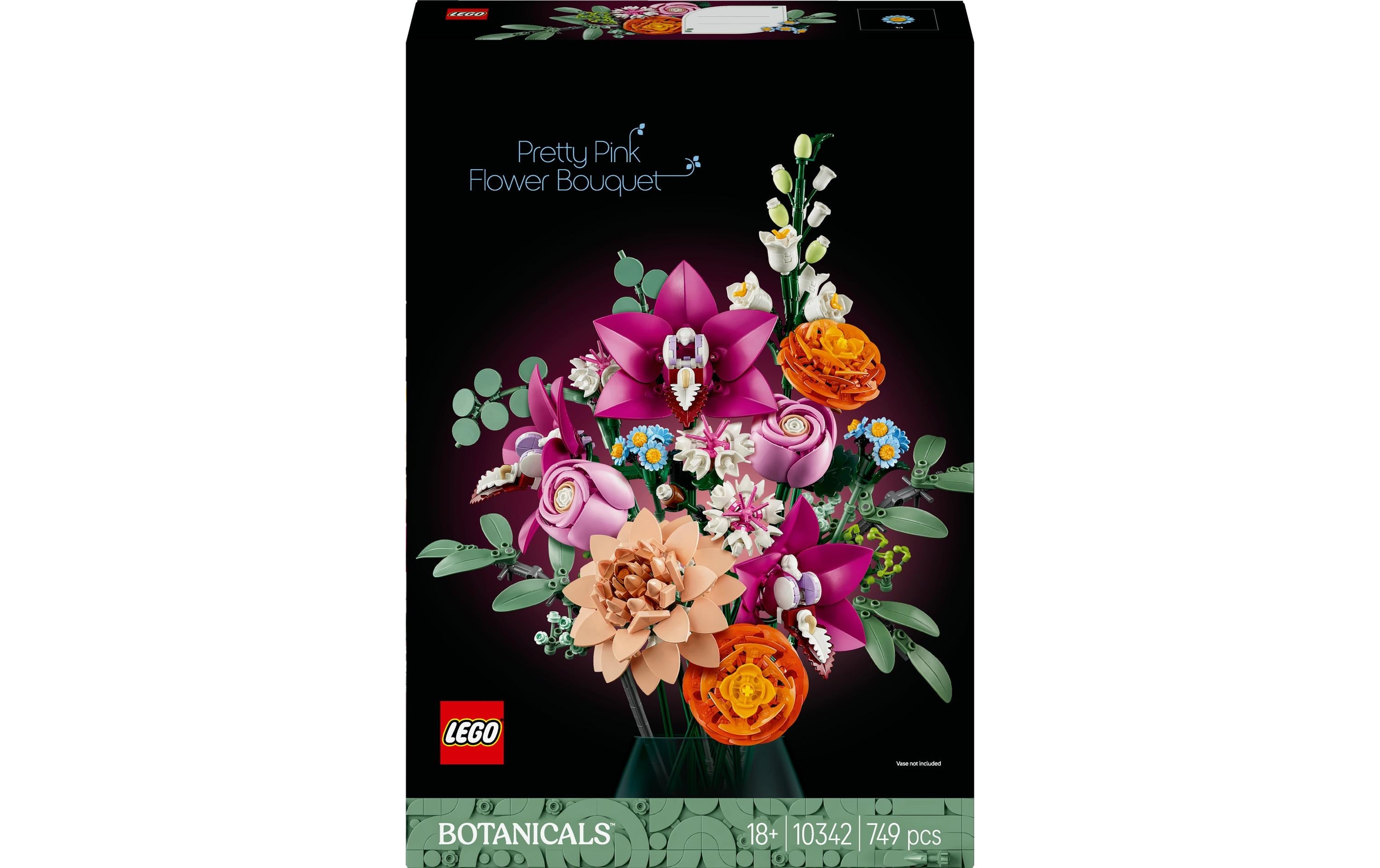 LEGO Schöner Rosafarbener Blumenstrauss LEGO Botanicals