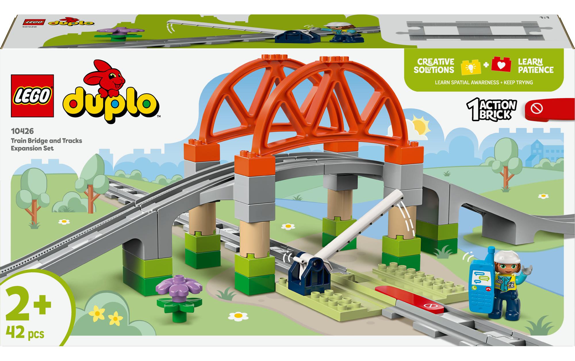 LEGO Eisenbahnbrücke und Schienen LEGO DUPLO