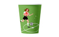 B+C Becher Womens Football grün 2.5dl, 10 Stück