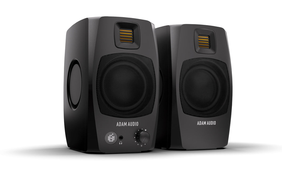 ADAM Audio D3V Schwarz Aktives 2-Weg Desktop Monitor System (Paar)