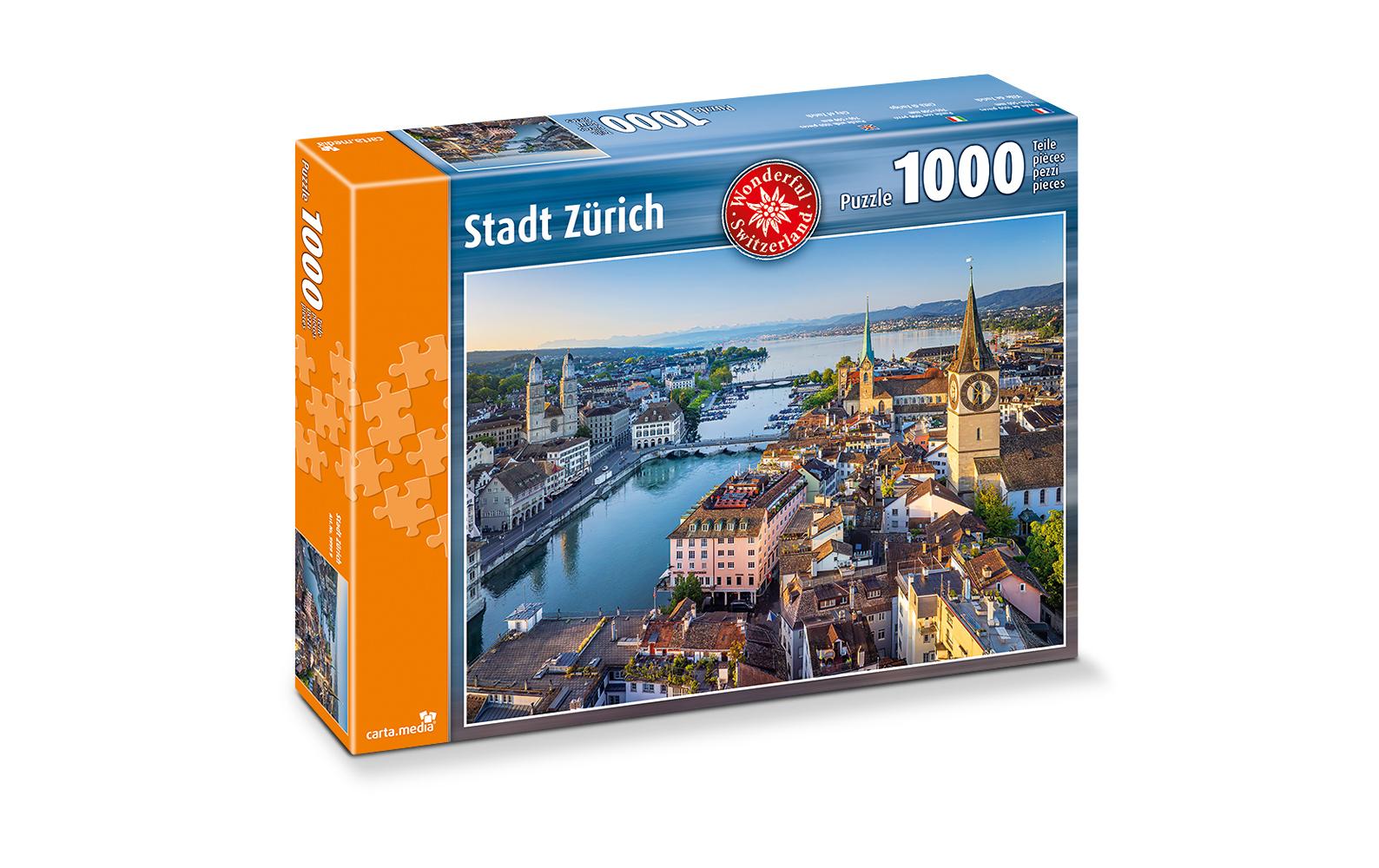 Puzzle Stadt Zürich 1000 Teile