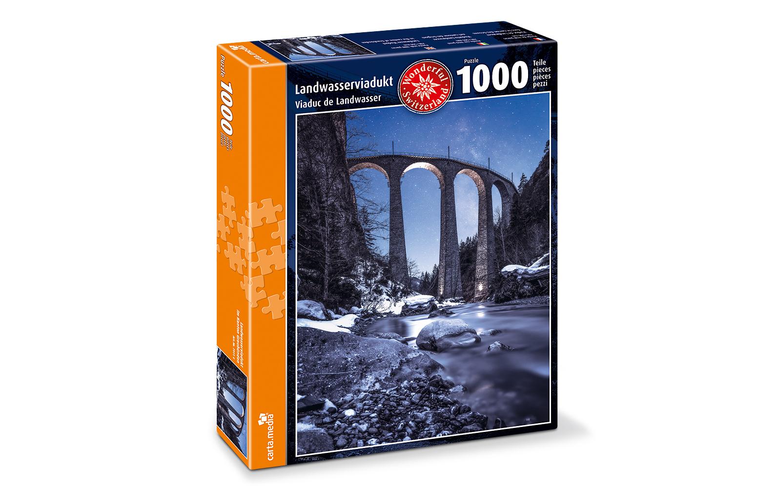 Puzzle Landwasserviadukt 1000 Teile