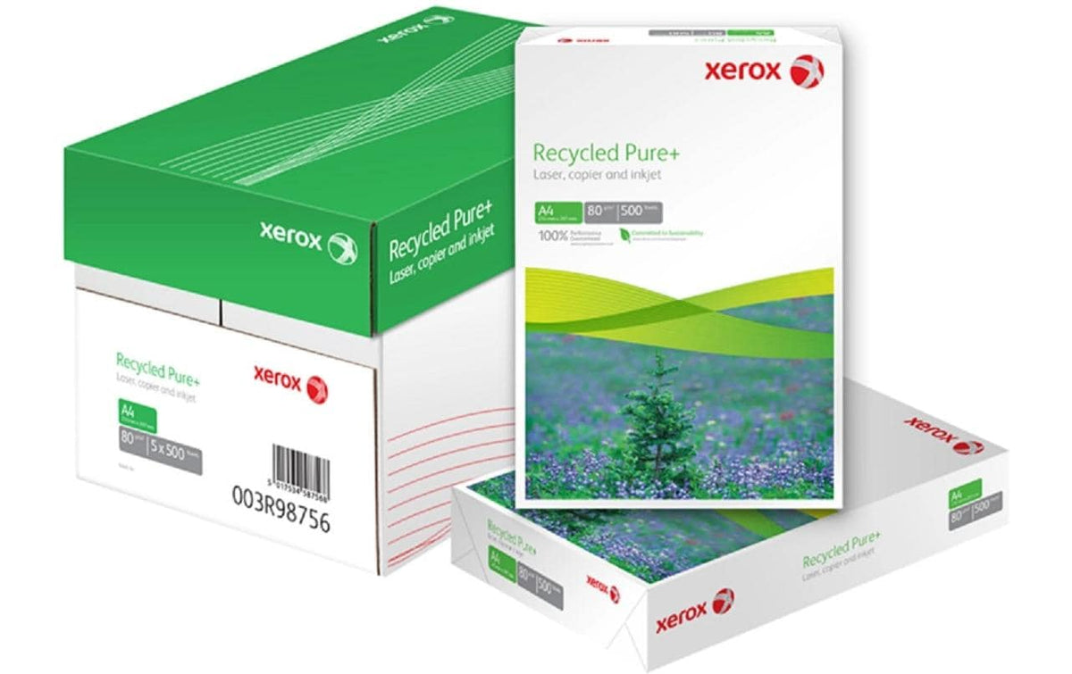 Kopierpapier Xerox Recycled Pure + A3 80 gm2, Box zu 5x500 Blatt, CIE 135