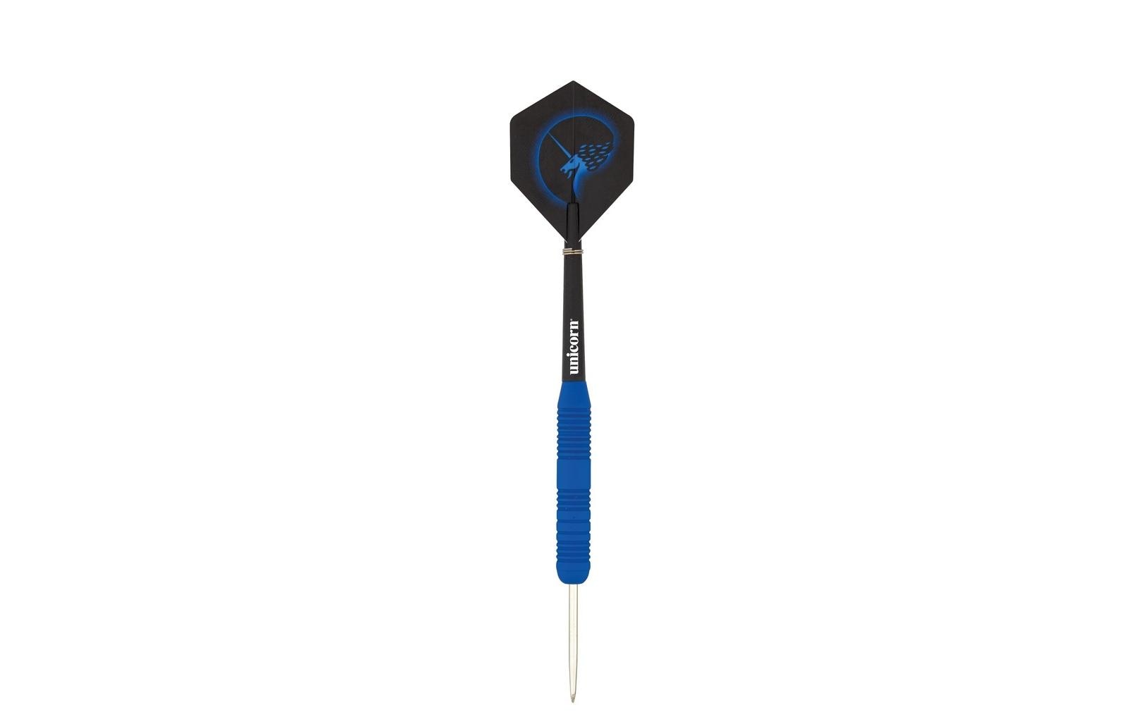 Unicorn Steeldart Core Plus Win Brass 23g blau/schwarz 3 Stück