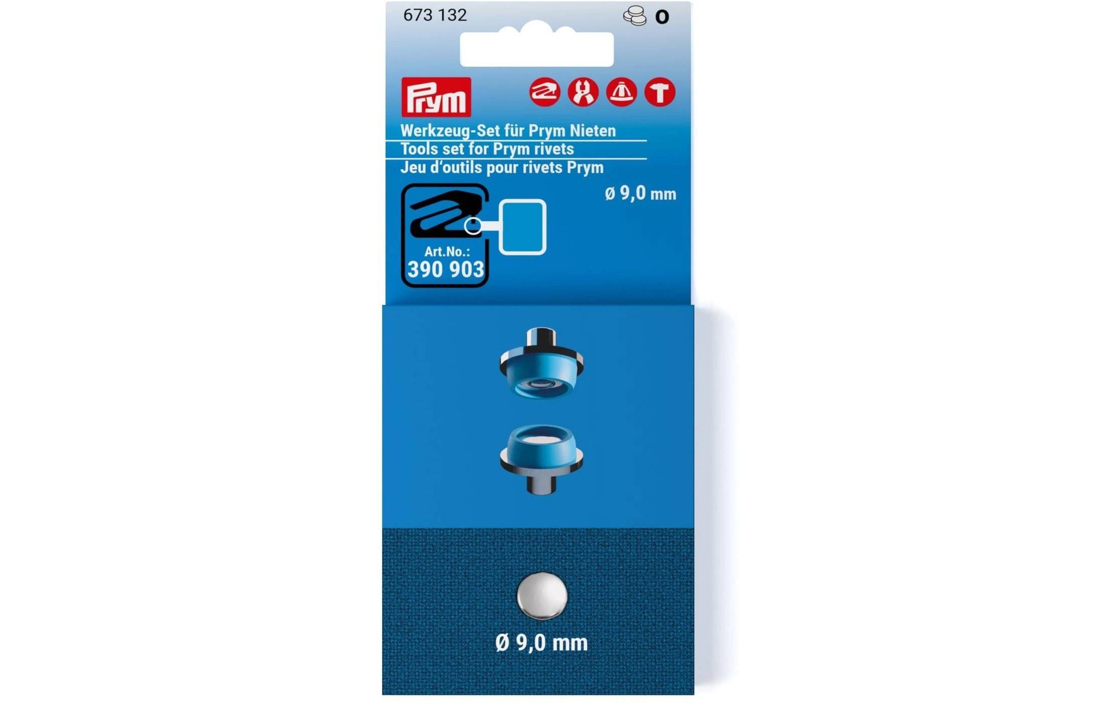 Prym Werkzeug-Set für Nieten 9 mm, 90% ME 10% KS