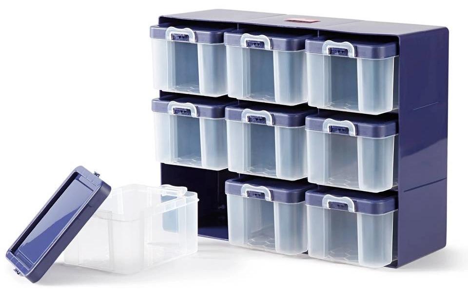 Prym Sortierkasten mit 9 Boxen