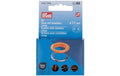 Prym Ösen mit Scheiben , orange-silber 11 mm, 20 Stk., 100% MS