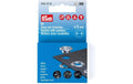 Prym Ösen mit Scheiben , silber 5 mm Karten, 80 Stk., 100% MS