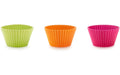 Lékué Muffinförmchen 10cm 6er Set Silikon, Bunt