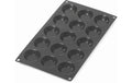 Lékué Tartelettebackform 15 Mulden Silikon, Schwarz