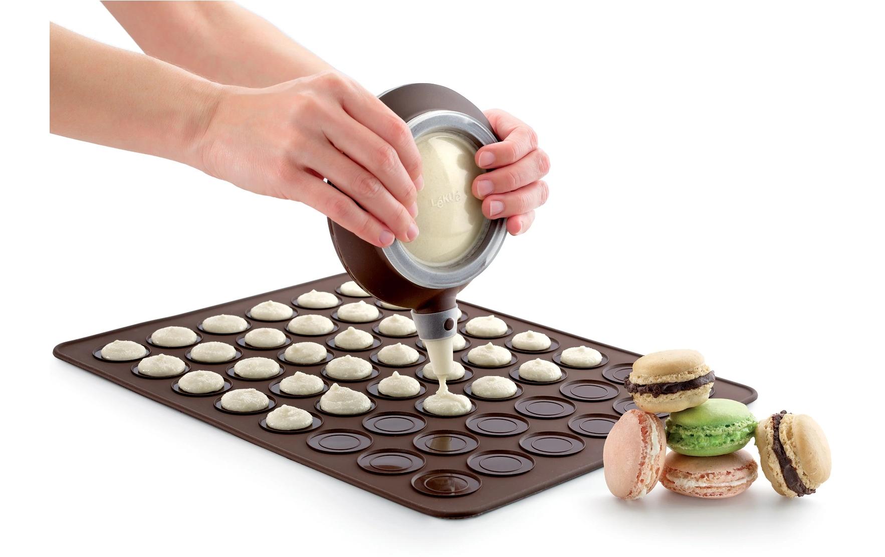 Lékué Backset Macaron Silikon, Braun