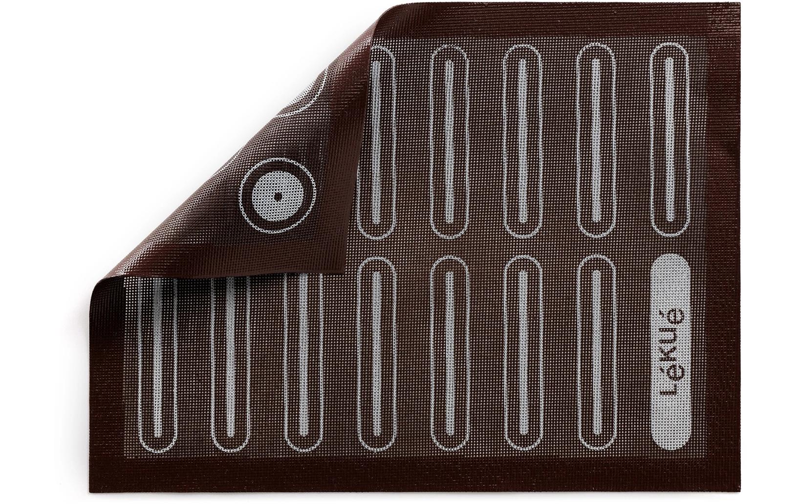 Lékué Backmatte mikroperforiert 40x30cm Silikon, Braun