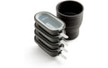 Lékué Glaceformen 4er Set Silikon, Braun