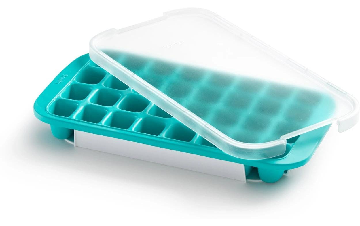 Lékué Eiswürfelform mit Deckel SBS, Türkis