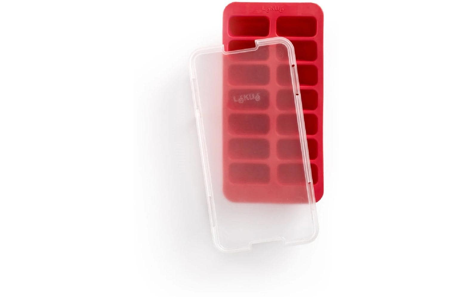 Lékué Eiswürfelform Rechteckig SBS, Rot