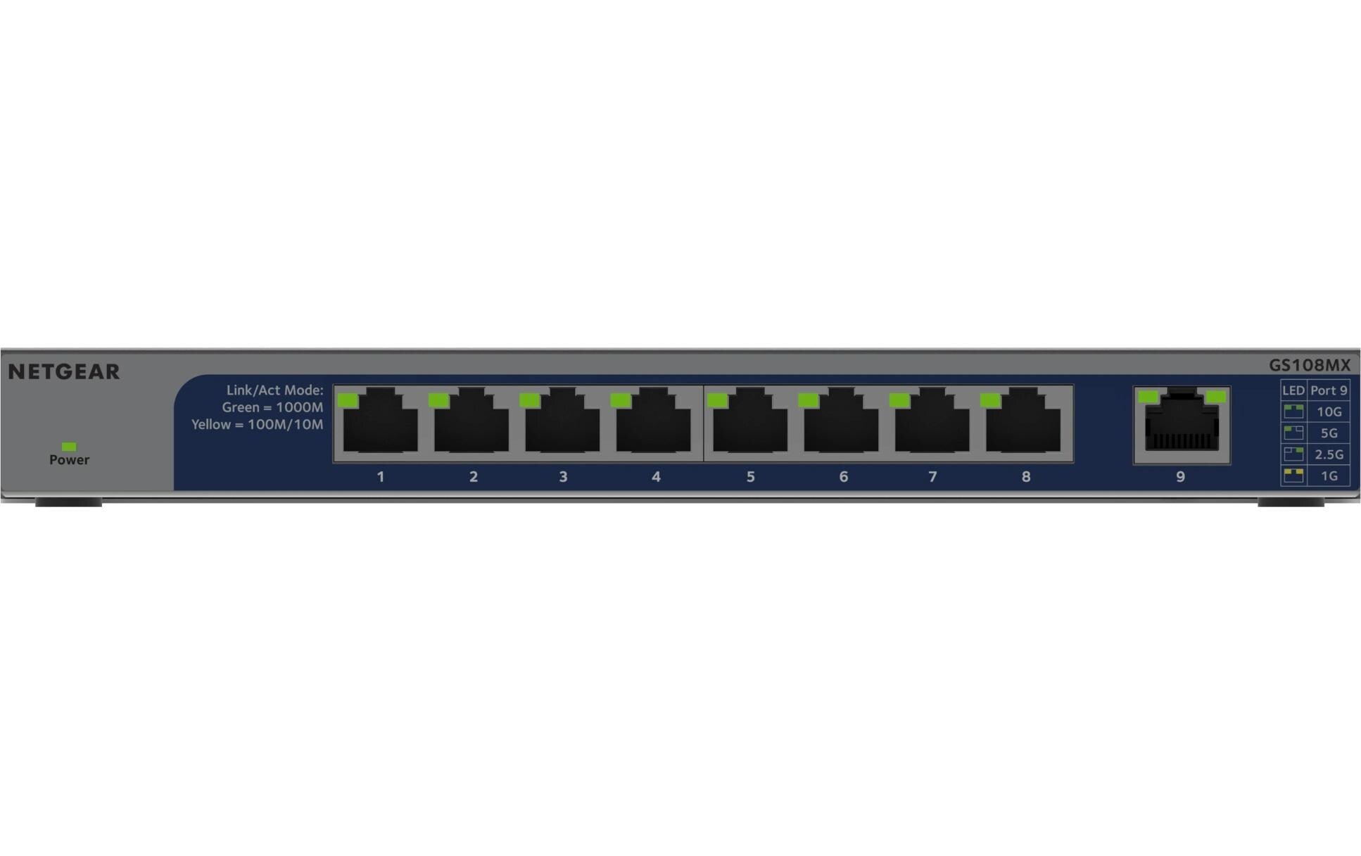 Netgear GS108MX: 8 Port Switch