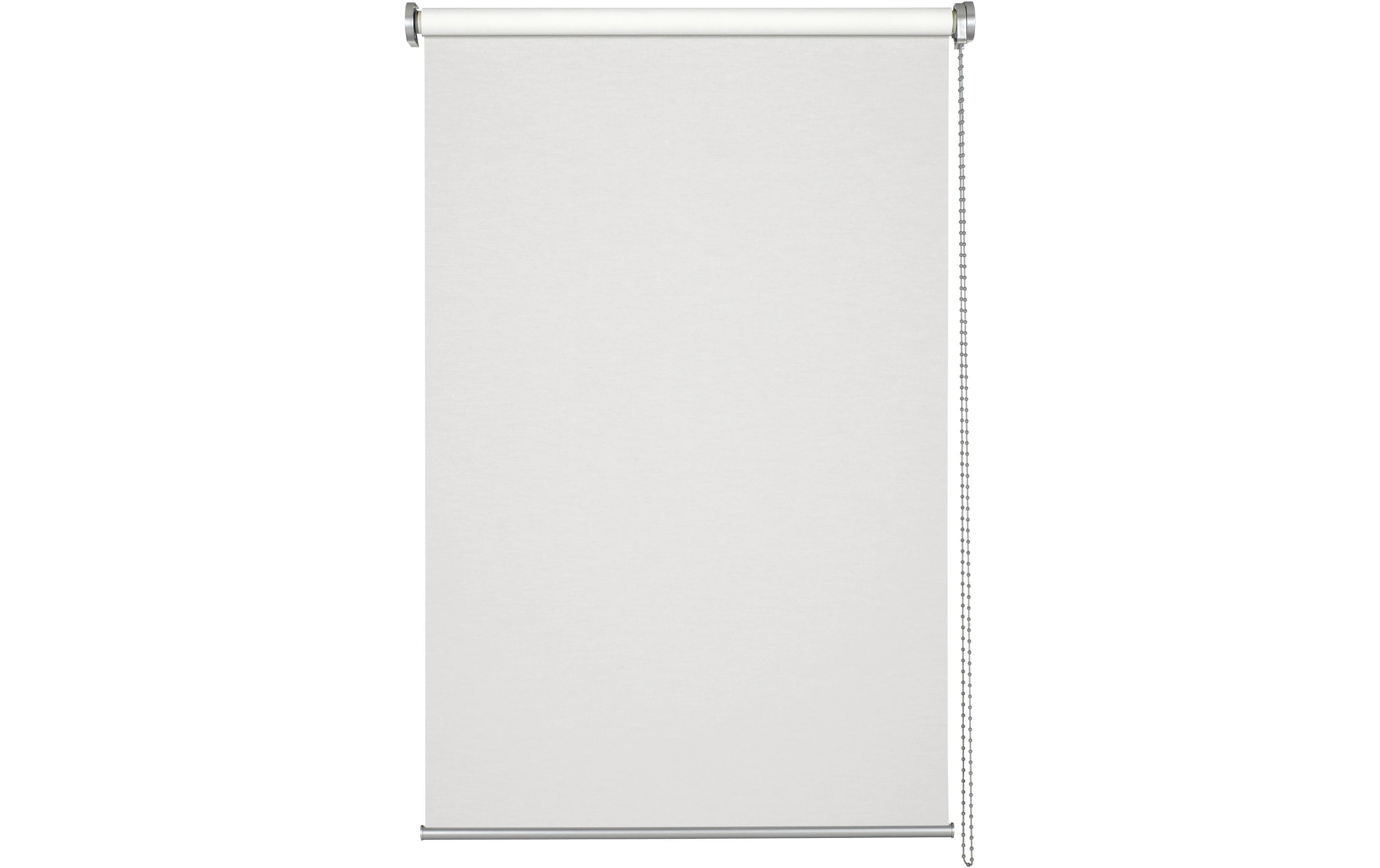 Gardinia lichtdurchlässig 100x160 cm, Weiss Seitenzugrollo, Polyester, inkl. Montagemat