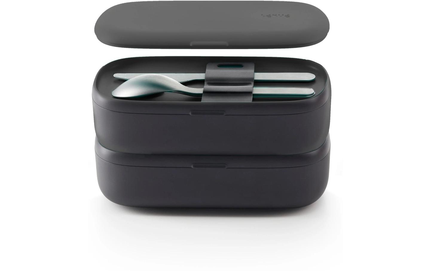 Lékué Lunchbox To Go 1 Liter Schwarz