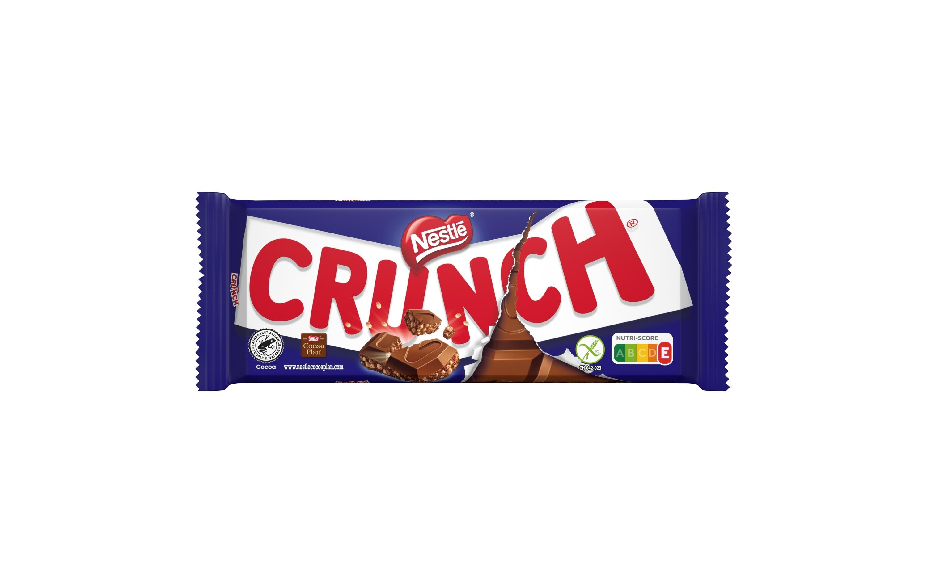 NESTLÉ Crunch Milchschokolade Tafel 100g