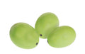 Opiflor Hühnereier 12er Set, Grün 4.5x6 cm (DxH), echte Eier