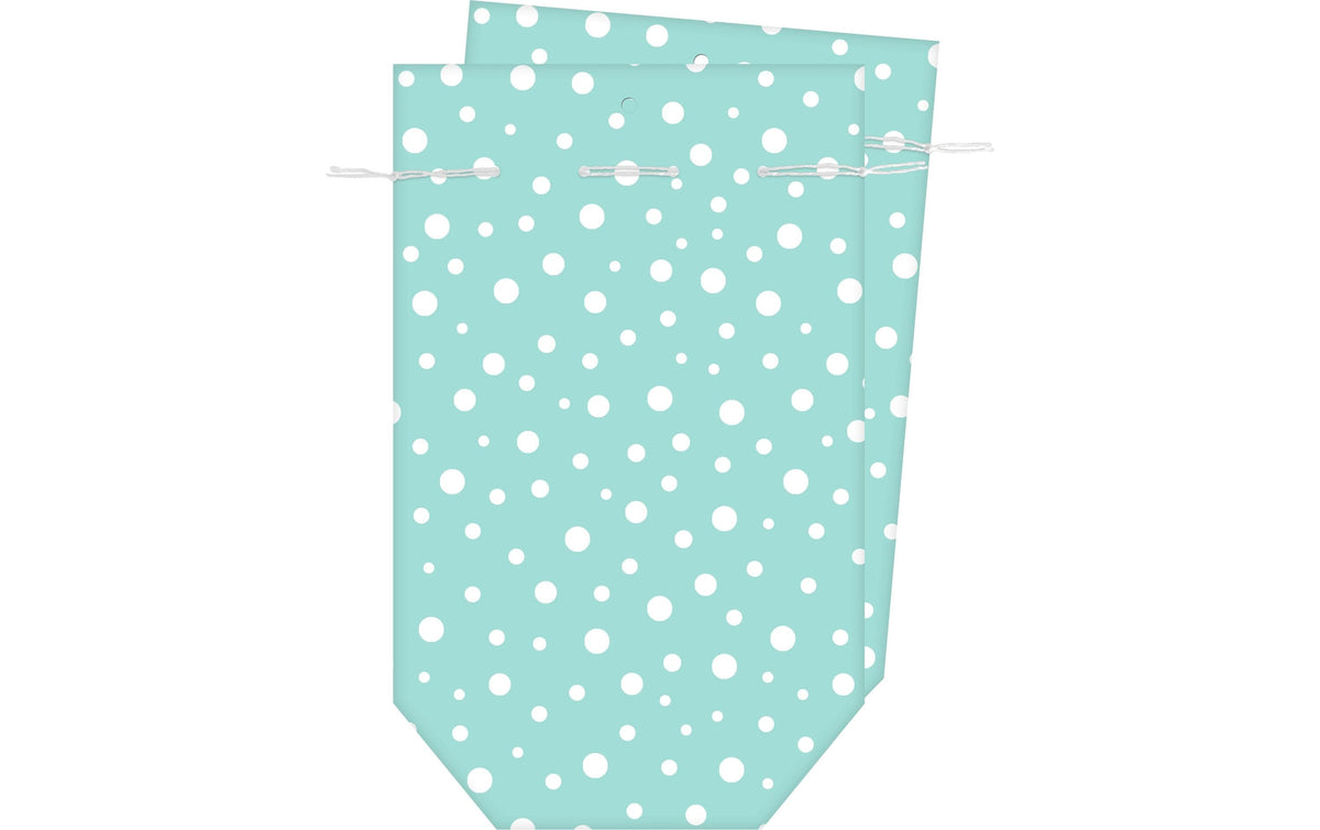 B+C Geschenktüte aus Seidenpapier blau, 16 x 26 cm, 2 Stück