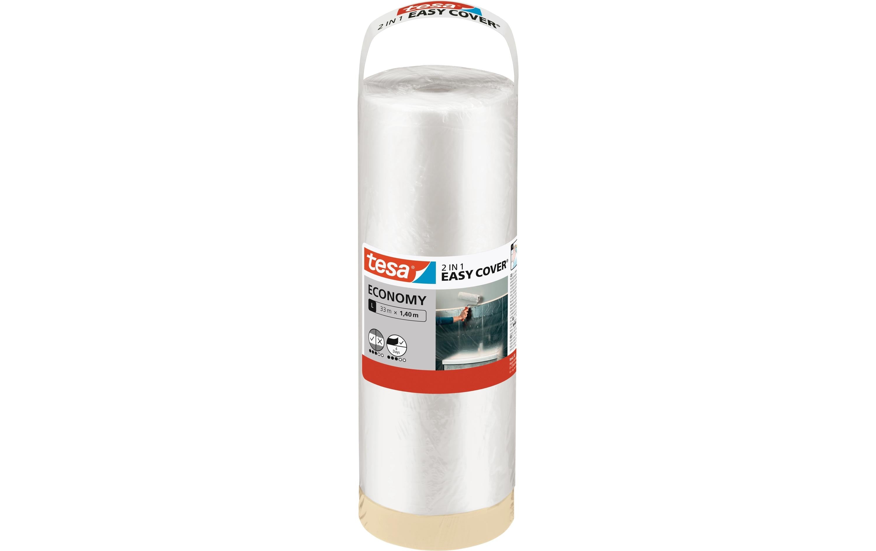 Malerfolie, Easy Cover Economy Refill Nachfüllrolle, 33m x 1,4m
