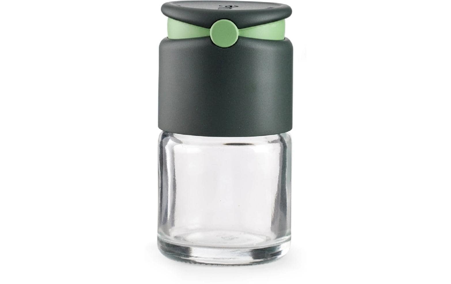 Lékué Gewürzstreuer-Set 4er Set Glas, Grau, 4-teilig
