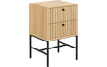 AC Design Nachttisch Albany MDF/Stahl, 45.6x40x70 cm