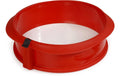 Lékué Springform 23cm mit Teller Silikon/Keramik, Rot/Weiss