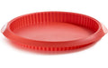 Lékué Quichebackform 28 cm Silikon, Rot