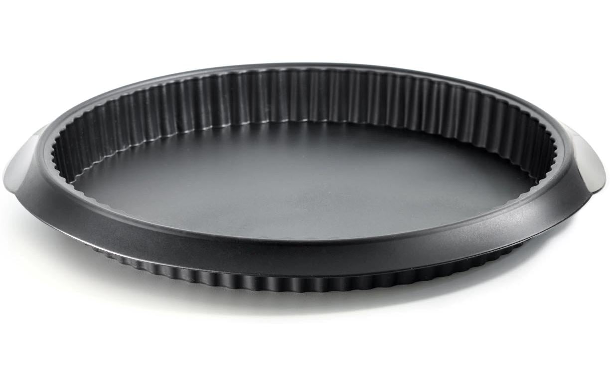 Lékué Quichebackform 28 cm Silikon, Schwarz